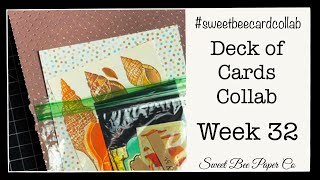 Week 32 Collage Collab | Deck of Cards Collab Weekly Project | Collage Challenge #sweetbeecardcollab