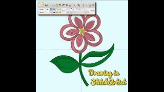 Drawing with StitchArtist - Bezier Drawing with SA2