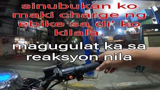 SOCIAL EXPERIMENT: PAYAG KA BA MAKI CHARGE NG EBIKE KAHIT DI MO KILALA.