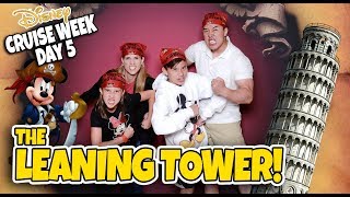 WE LOST OUR TOUR GUIDE!!! Pirate Night & The Leaning Tower of Pisa! Mediterranean Cruise Week- DAY 5