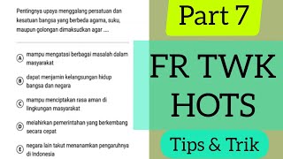 FR TWK HOTS part 7 || Latihan Soal TWK dan pembahasannya