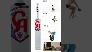 10 Essential cricket strength and power exercises | Cricket Fitness | #shorts