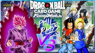 Goku Black VS Androids! FT @TarmoTim Dragonball Super Fusion World Gameplay