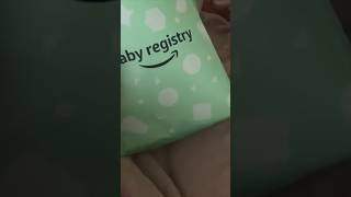 What’s in our Amazon Baby Registry bag, pt. 1 #amazon #babyregistry #babyproducts #sneakpeek #shorts