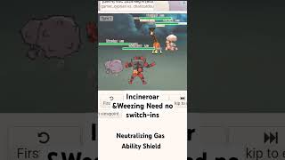 REG H: Incineroar& Weezing Need No Switch-Ins #shorts