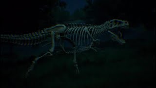 Skeleton Rex haunting compilation. Halloween special!!! #pathoftitans #tyrannosaurusrex #halloween