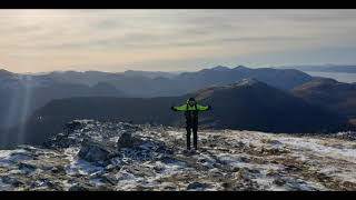 Stob Ban and Mullach nan Coirean from Polldubh, Glen Nevis 10/11/19