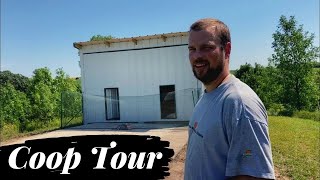 Tour the New Chicken Coop - Homemade Poultry Coop