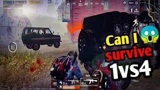 😤21 KILLS Intense 1vs4 GAMEPLAY🔥| PUBG MOBILE