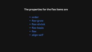 CSS : What is Flex Items?