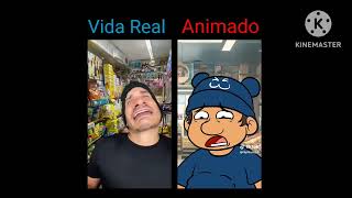 Rb Playing El Primo Ladrón ( Vida Real VS Animado ) "Cartoon And Real Life" Parte 2