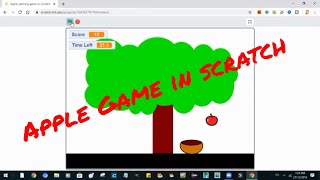 Making an apple game in scratch