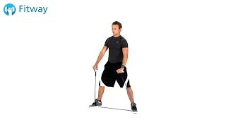 How To Do: Resistance Band Squat - Sumo | Leg Workout Exercise