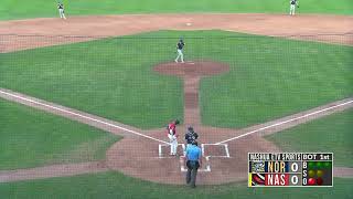 Nashua (NH) Silver Knights vs Norwich (CT) FCBL Baseball  6/26/24