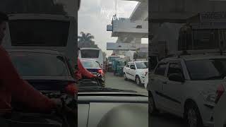 Traffic in hinjewadi due to metro construction 🚧 #viral  🔥#ytshorts #trending #viralsho #pune#metro