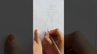 How to draw olivia from oggy and the cockroaches#shorts#cartoon #oggy and the cockroaches