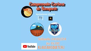 AO VIVO | Jogo de Basquete | Basquete RJ x Projeto MC pela Liga MC de Basquete sub-16/17 24-02-24