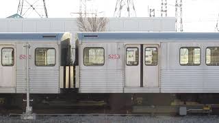 TTC Bombardier T1 leaving Kipling Tail Tracks!