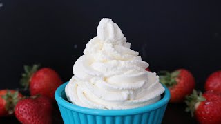 Whipped Cream | How To Make Whipped Cream At Home | Whipped Cream Recipe