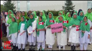 Huzoor's Arrival in Toronto Peace village Canada 2016. Jalsa Salana Canada