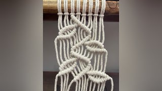 DIY Macrame Vine and Leaf Pattern