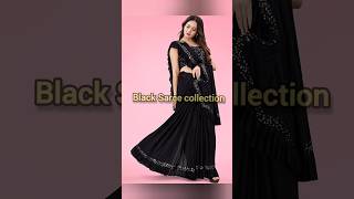 black colour saree with valvet border 🍁online saree🍁 #shorts