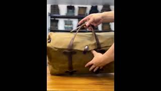 Khaki Duffle Bag 👜 | Stylish Travel Essential 🌍