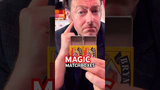 MAGIC matchboxes #shorts #tiktok #magictrick #illusion