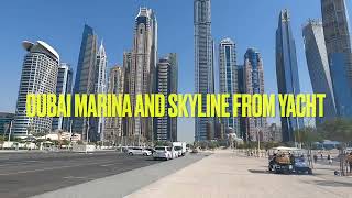 துபாய் மரினாவில் அழகிய படகு  சவாரி | GT Holidays Dubai Marina Yacht Ride |