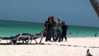 Dominican Republic kids on beach