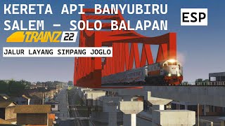 KERETA API BANYUBIRU SALEM - SOLO BALAPAN | TRAINZ SIMULATOR INDONESIA