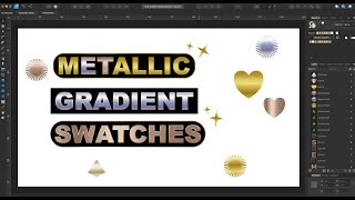 Metallic Swatches for Affinity Designer and AffinityPhoto | #AffinityDesigner #AffinityPhoto