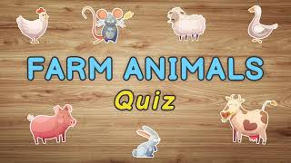 Farm animals quiz in English