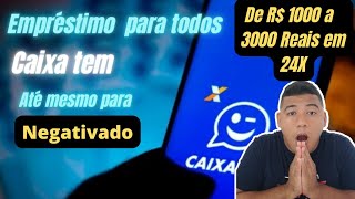 Empréstimo caixa tem / apartir do dia 28 peça já o seu. até mesmo para negativado.