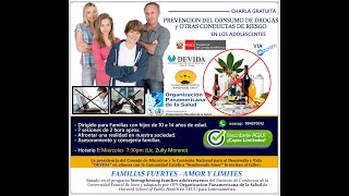 CHARLA: "Prevención del Consumo de Drogas y Otras Conductas de Riesgo en los Adolescentes"