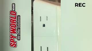 Outlet Hidden Wi-Fi Camera / SPY WORLD MIAMI FLORIDA