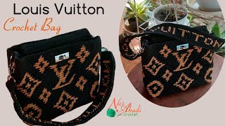 Crochet Tutorial "Louis Vuitton Crochet Bag"