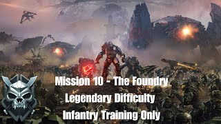 Halo Wars 2 - Mission 10 - The Foundry on Legendary Difficulty (Infantry Training Only)