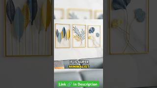 Gold Leaf Wall Decor Modern Wall Art Home Decor #homedecor #diwali #5minutecrafts