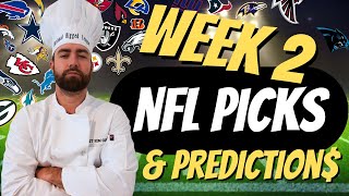 NFL PICKS AND PREDICTIONS WEEK 2 2024 !!