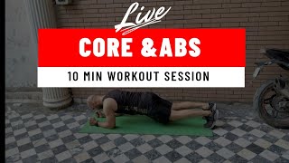 Core & Abs Live workout session 3