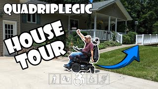 My House Modifications - Wheelchair Accessible House Tour | Quadriplegic (C5,C6,C7)