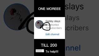 Help me out to hit 200 subs!