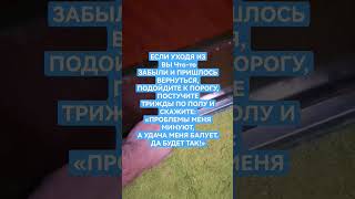 ЕСЛИ УХОДЯ ИЗ ДОМА ВЫ Что-то ЗАБЫЛИ И ПРИШЛОСЬ ВЕРНУТЬСЯ ПРОБЛЕМЫ МЕНЯ МИНУЮТ А УДАЧА МЕНЯ БАЛУЕТ