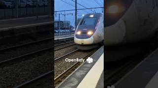 01/2023 - Arrivée d’un TGV Euroduplex Océane en Gare de Dax.