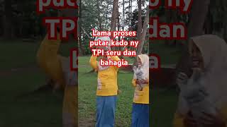 Lama proses putar kado ny TPI seru dan bahagia🤣🤣 #Short #puspawarni