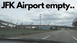 NYC JFK Airport during Quarantine -  Almost Empty 4/10/20