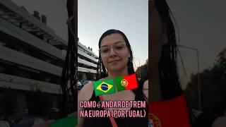 Como é andar de Trem em #Portugal (Comboio)