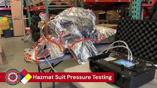 Hazmat Suit Pressure Testing