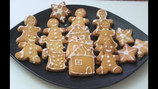 Ginger bread cookies recipe/Christmas special cookies/Christmas special recipes/Eggless  cookies